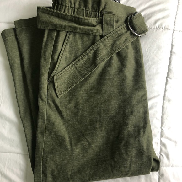 Super HIgh Waisted Cropped Wide Leg Pants - Picture 3 of 3